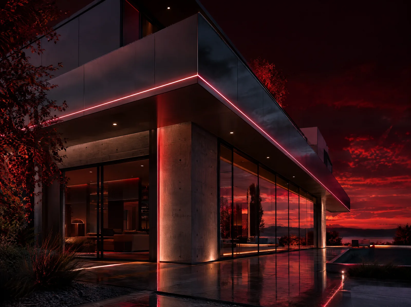 Coated architectural panels and building materials